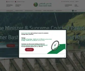Dibpak.com(Dubai Islamic Bank Pakistan) Screenshot