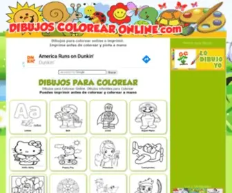 Dibujoscolorearonline.com(Dibujos para Colorear Online) Screenshot