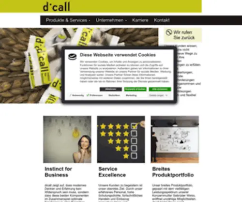 Dicall.com(Instinct for business) Screenshot