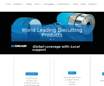 Dicar.com(Diecutting blankets that cover the world) Screenshot