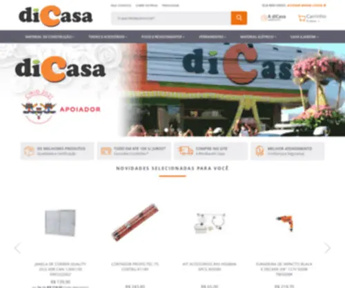 Dicasanet.com.br(Dicasa) Screenshot