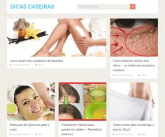 Dicascaseiras.org(Veja a Receita) Screenshot