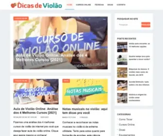 Dicasdeviolao.com.br(Dicas de Violão) Screenshot