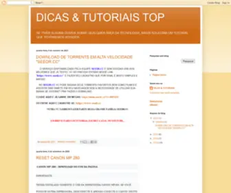 Dicasetutoriaistop.ml(DICAS & TUTORIAIS TOP) Screenshot