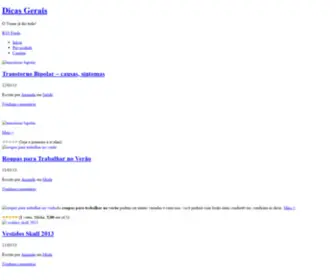 Dicasgerais.com(Dicas Gerais) Screenshot