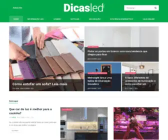 Dicasled.pt(Informações sobre iluminação LED) Screenshot