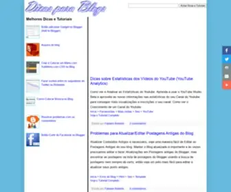 Dicasparablogs.com.br(Dicas para Sites e Blogs) Screenshot