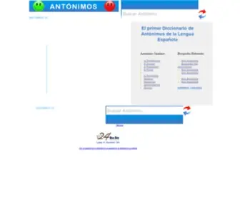 Diccionariodeantonimos.com(Diccionario de Antónimos) Screenshot