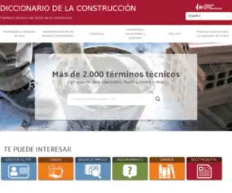 Diccionariodelaconstruccion.com(Diccionario de la Construcci) Screenshot