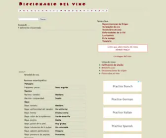 Diccionariodelvino.com(DAWN SEEDLESS) Screenshot