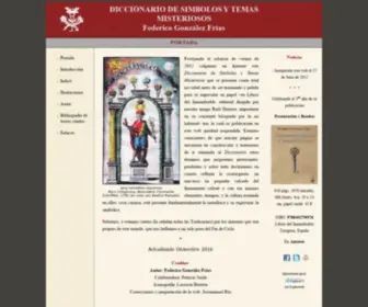 Diccionariodesimbolos.com(Diccionario de Símbolos y Temas Misteriosos (versión online)) Screenshot