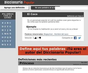 Diccionariopopular.com(Tus palabras) Screenshot