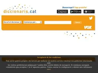 Diccionaris.cat(Diccionaris en catal) Screenshot