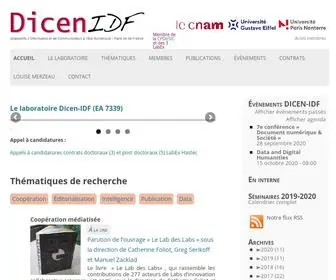 Dicen-IDF.org(Dicen IdF) Screenshot