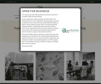 Dicentra.cc(Cannabis &amp; Psychedelics Consulting Canada) Screenshot