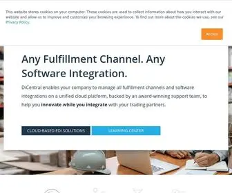 Dicentral.com(TrueCommerce) Screenshot