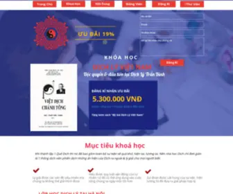 Dichlytranbinh.com(Trần Bình Dịch Học Sĩ nghiên cứu phát triển & giảng dạy Dịch Lý Việt Nam) Screenshot