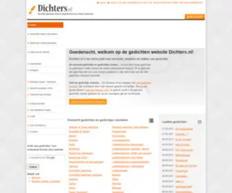 Dichters.nl(Gedichten collectie van Dichters) Screenshot