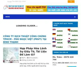Dichthuat.org(Công Ty Dịch Thuật TPHCM (Sài Gòn)) Screenshot
