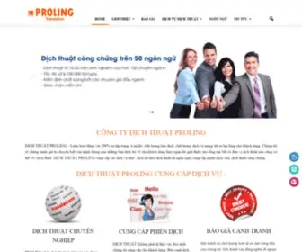 Dichthuatproling.com(Công) Screenshot