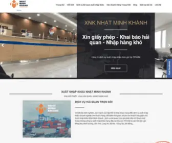 Dichvuhaiquantrongoi.com(Dịch vụ hải quan trọn gói) Screenshot