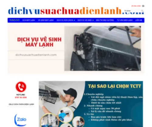 Dichvusuachuadienlanh.com(✅TCTT) Screenshot