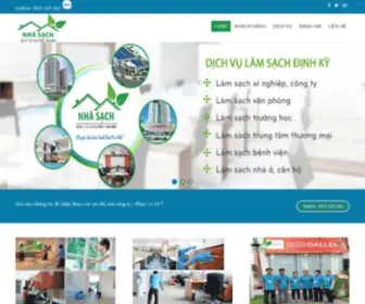 Dichvuvesinhnhasach.com.vn(Vệ sinh công nghiệp) Screenshot