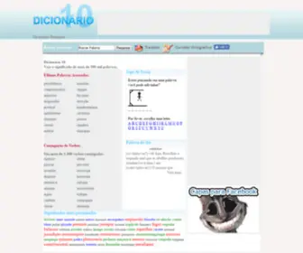 Dicionario10.com.br(Dicionário) Screenshot