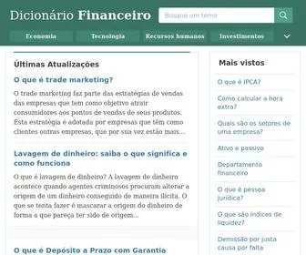 Dicionariofinanceiro.com(Dicionário) Screenshot