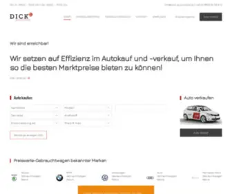 Dick-Automobile.de(Dick Aotomobile) Screenshot