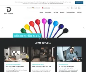 Dick-Kuechen.ch(Startseite) Screenshot