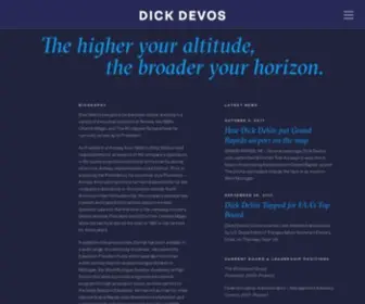 Dickdevos.com(Dick DeVos) Screenshot