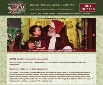 Dickensfair.com(Dickens Fair) Screenshot