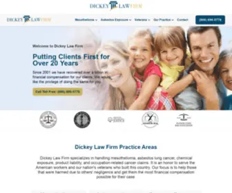 Dickeyfirm.com(Dickey Law Firm) Screenshot