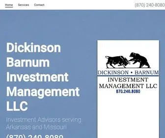 Dickinsonbarnum.com(Dickinson Barnum Investment Management) Screenshot