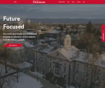 Dickinson.edu(Dickinson College) Screenshot