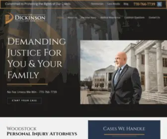 Dickinsonlaw.net(Dickinson Law Firm) Screenshot