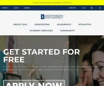Dickinsonstate.edu(Small Community. Big Opportunity. DSU) Screenshot