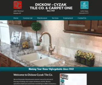 Dickowcyzak.com(Dickow Cyzak Tile Carpet One) Screenshot