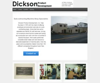 Dickson-Dev.com(Dickson Product Development) Screenshot
