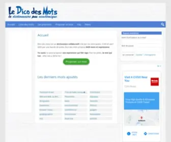 Dico-DES-Mots.com(Dico) Screenshot