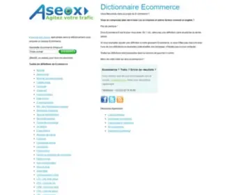 Dico-Ecommerce.fr(Définition) Screenshot
