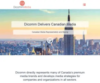 Dicomm.ca(Media Brands & Strategies for Companies) Screenshot