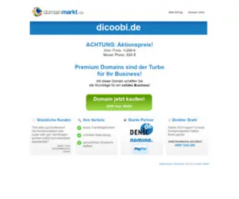 Dicoobi.de(Jetzt kaufen) Screenshot