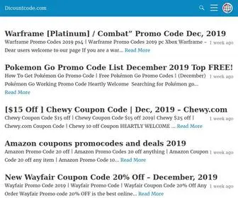Dicountcode.com(Coupon Code 2020) Screenshot