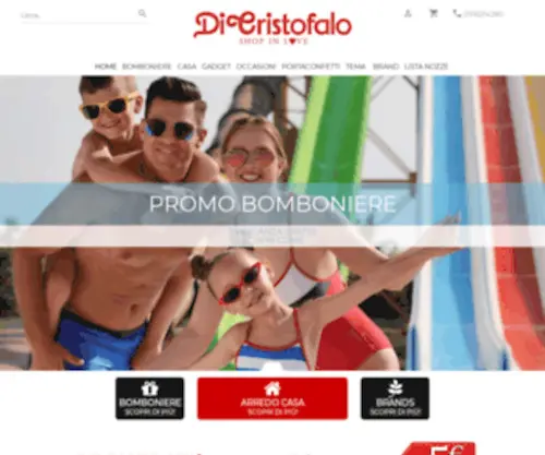 Dicristofalo.com(Bomboniere e Confetti) Screenshot