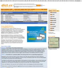 Dict.cc(German-English dictionary) Screenshot