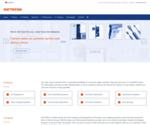 Dictator.com(Solutions for doors) Screenshot