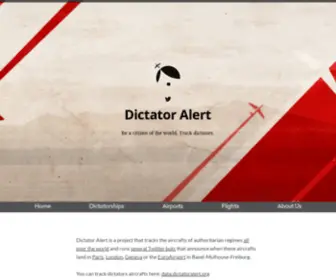 Dictatoralert.org(Dictator Alert) Screenshot