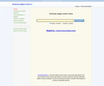Dictionar-Englez-Roman.ro Screenshot